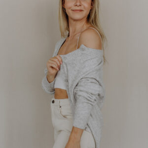 Strickjacke im Oversized-Fit (versch. Farben)