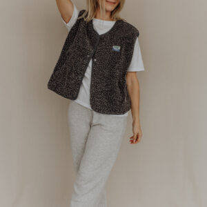 Ärmellose Teddy-Weste