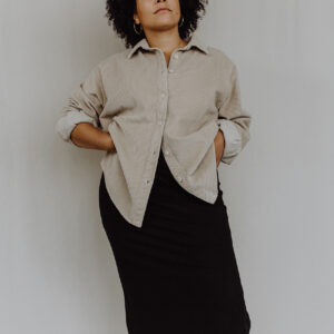 Lässiges Oversized-Cordhemd (versch. Farben)