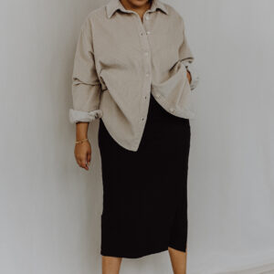 Lässiges Oversized-Cordhemd (versch. Farben)