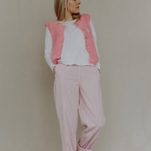 Ärmellose Strickweste