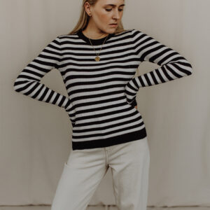 Gestreiftes Ripp-Shirt Minnie