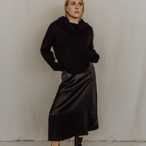 Strickpullover mit Wasserfall-Ausschnitt Loya