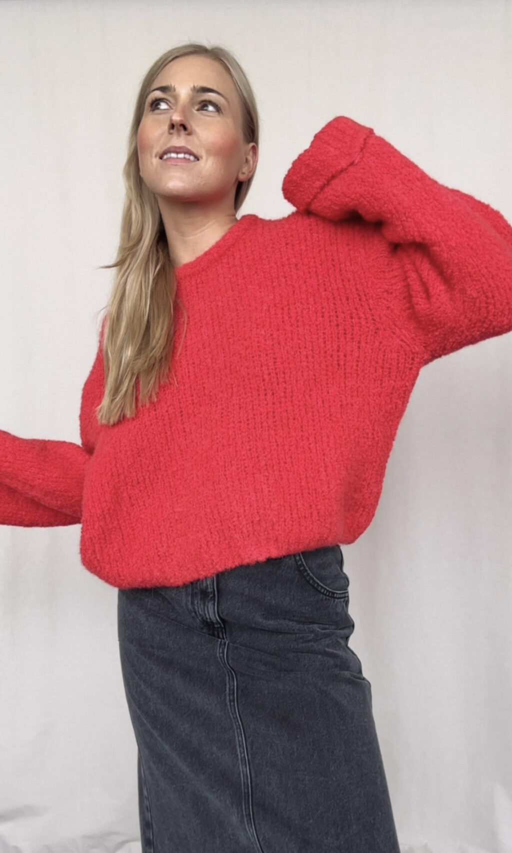 Cropped Strickpullover – Bild 2