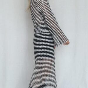 Langarmshirt mit Lochmuster Ladessa