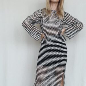 Langarmshirt mit Lochmuster Ladessa