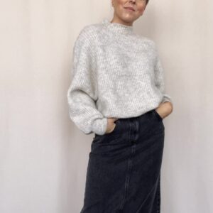 Jeansrock in Midilänge