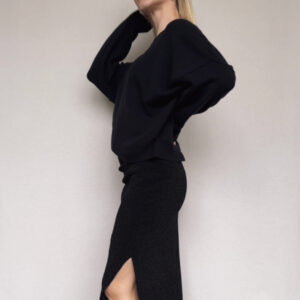 Glitzerrock mit Schlitz Filipa (versch. Farben)