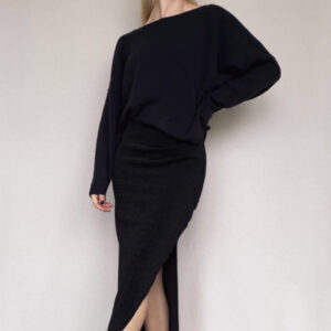 Glitzerrock mit Schlitz Filipa (versch. Farben)