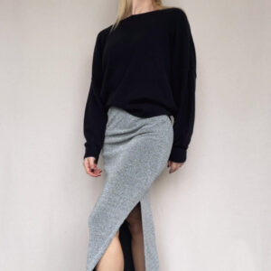 Glitzerrock mit Schlitz Filipa (versch. Farben)