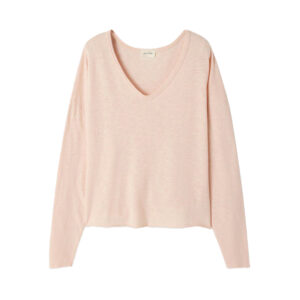 Langarmshirt mit V-Ausschnitt (versch. Farben)