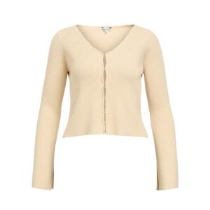 Ripp-Strickjacke mit Perlenknöpfen Costica (versch. Farben)