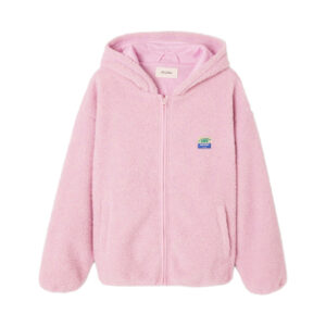 Teddy-Jacke mit Kapuze