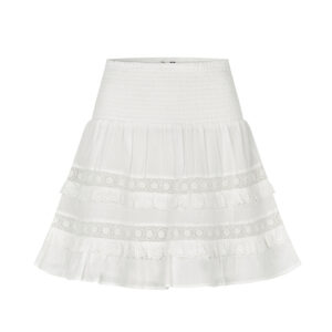 Verspielter Minirock mit Volants Viljana