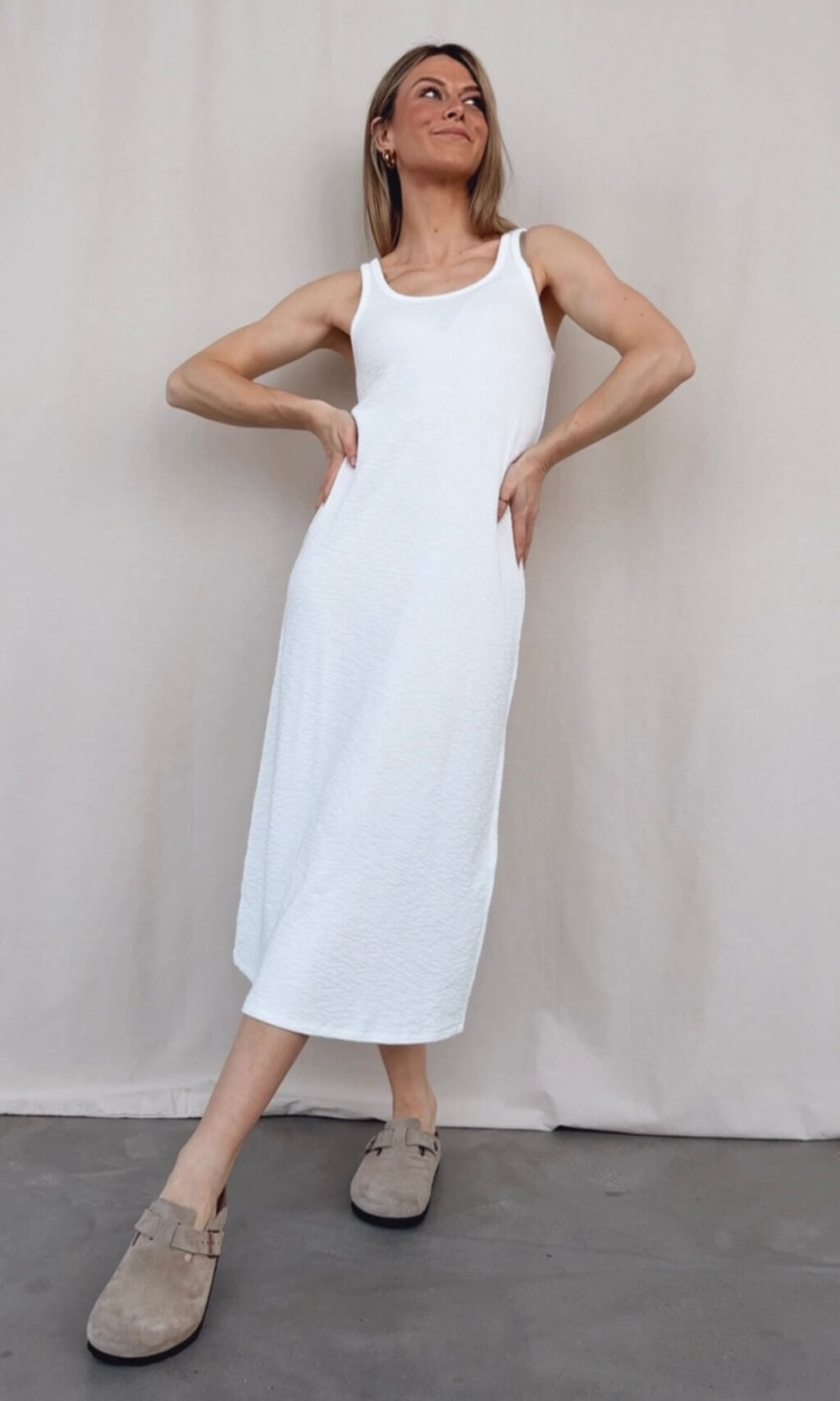 Ripp-Kleid (versch. Farben) – Bild 2