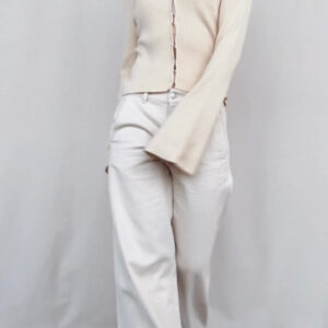 Ripp-Strickjacke mit Perlenknöpfen Costica (versch. Farben)