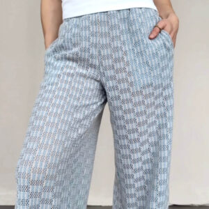 Weite Strickhose Isja