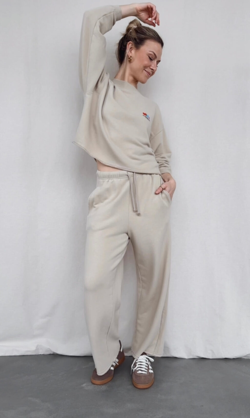 Weite 7/8 Sweatpants – Bild 2