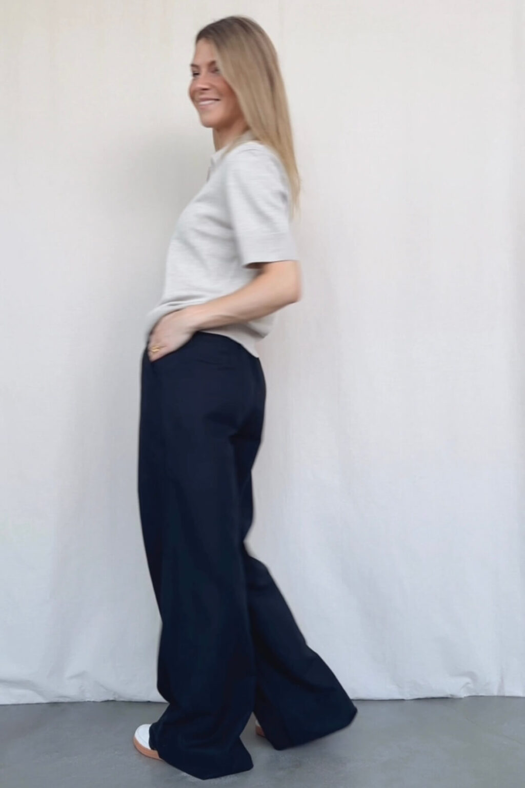 Weite Leinenhose Asaka – Bild 3