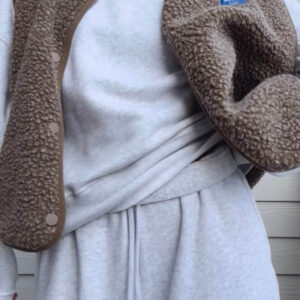 Ärmellose Teddy-Weste