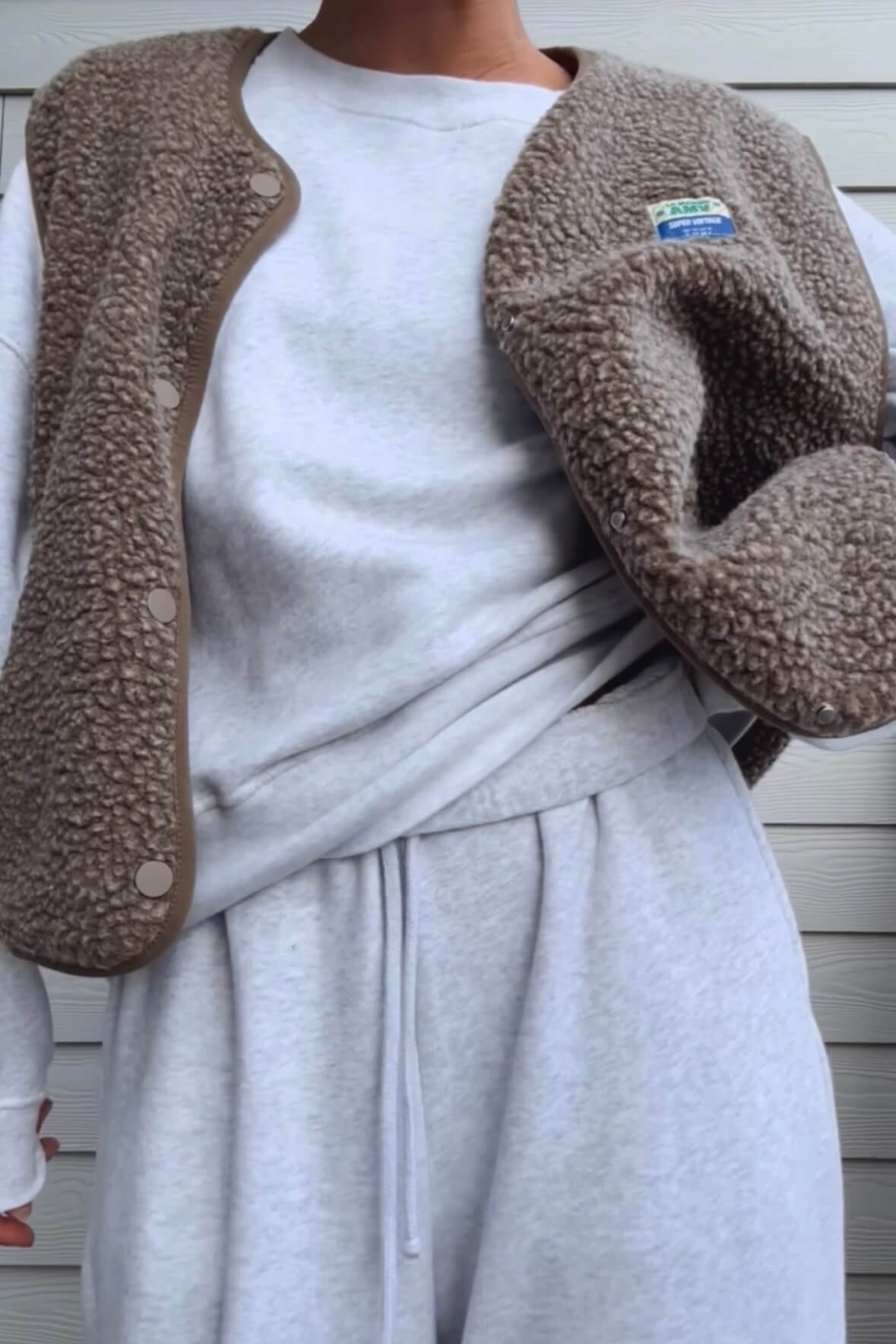 Ärmellose Teddy-Weste