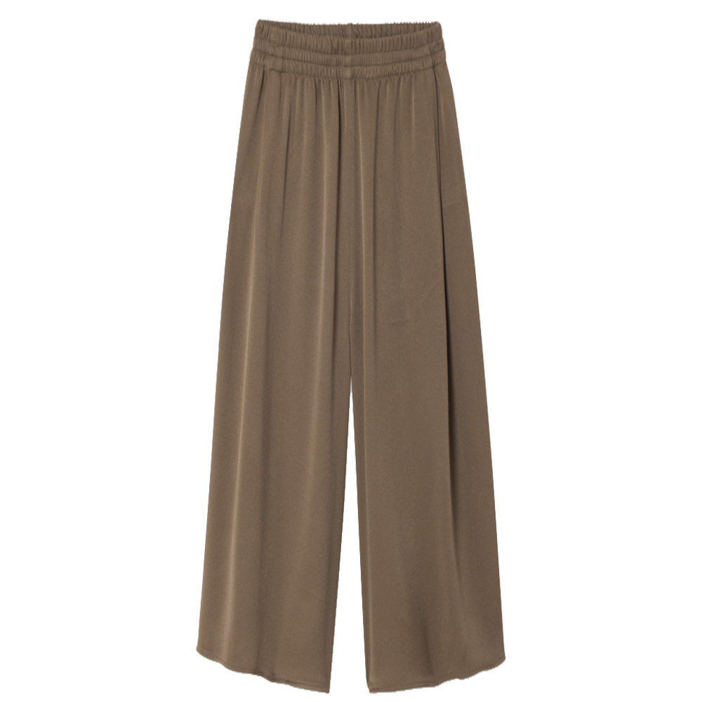 7/8-Satinhose mit weitem Bein