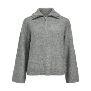 Strickpullover mit Zipper Diana