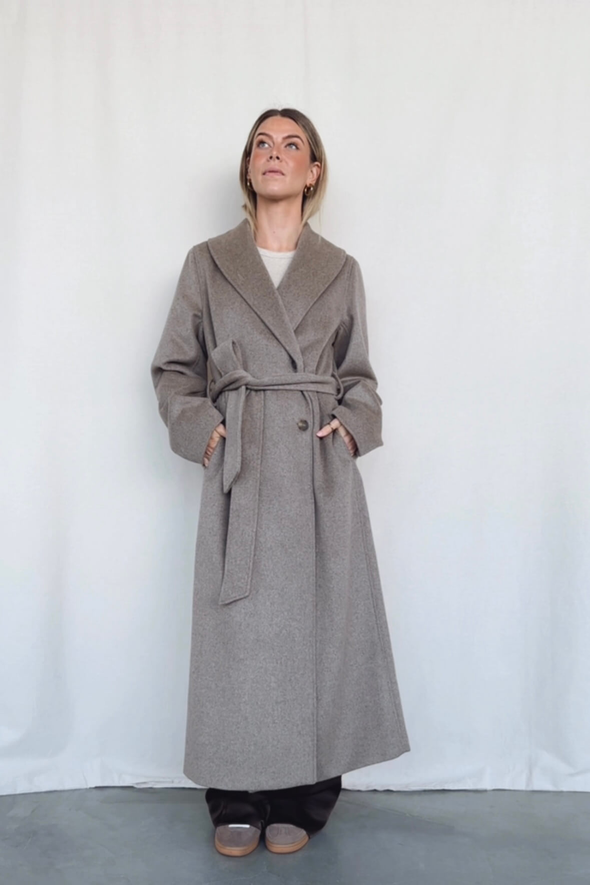 Langer Wollmantel Umia