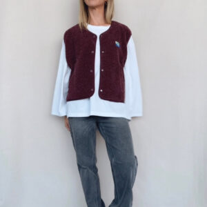 Ärmellose Teddy-Weste