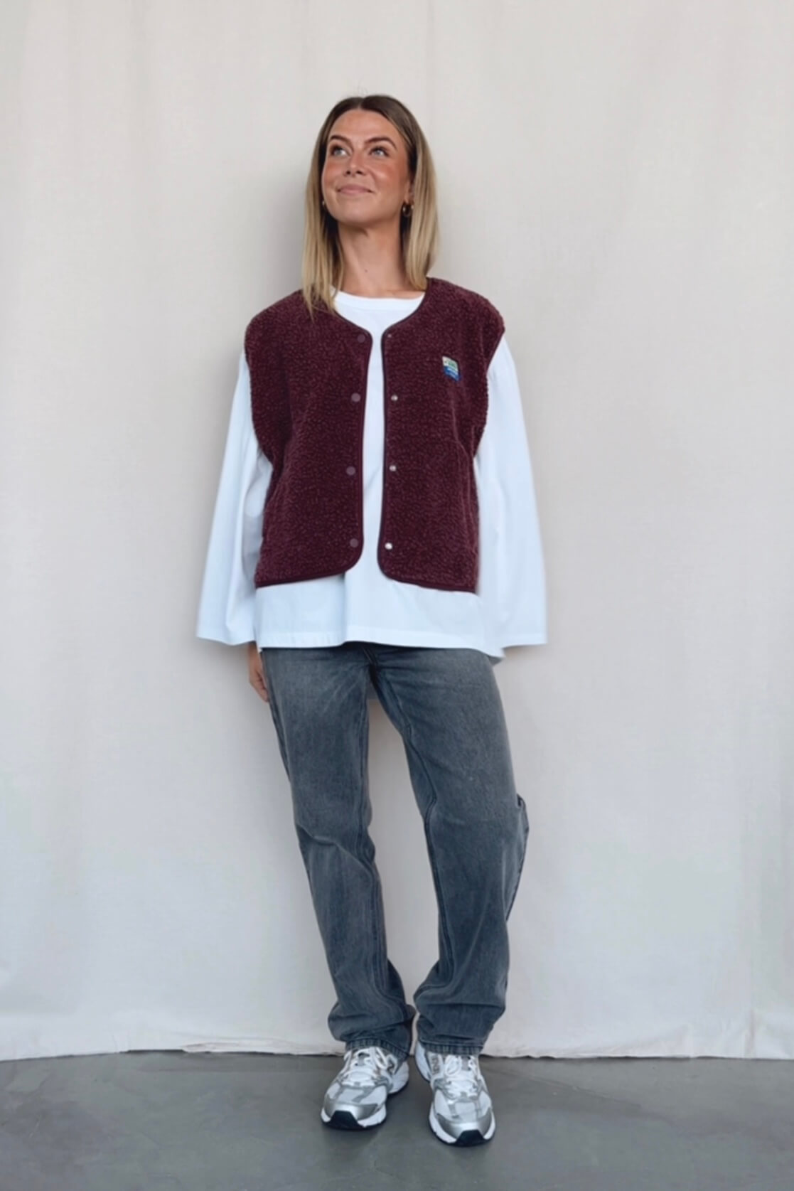 Ärmellose Teddy-Weste