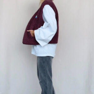 Ärmellose Teddy-Weste