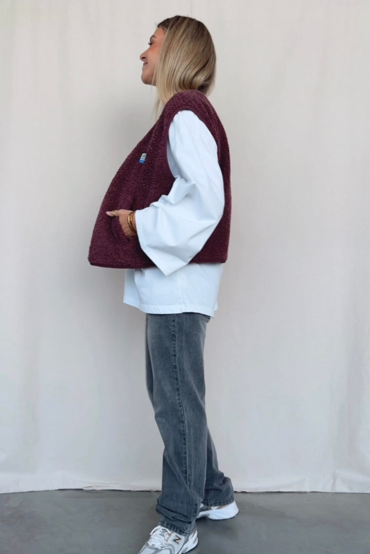 Ärmellose Teddy-Weste