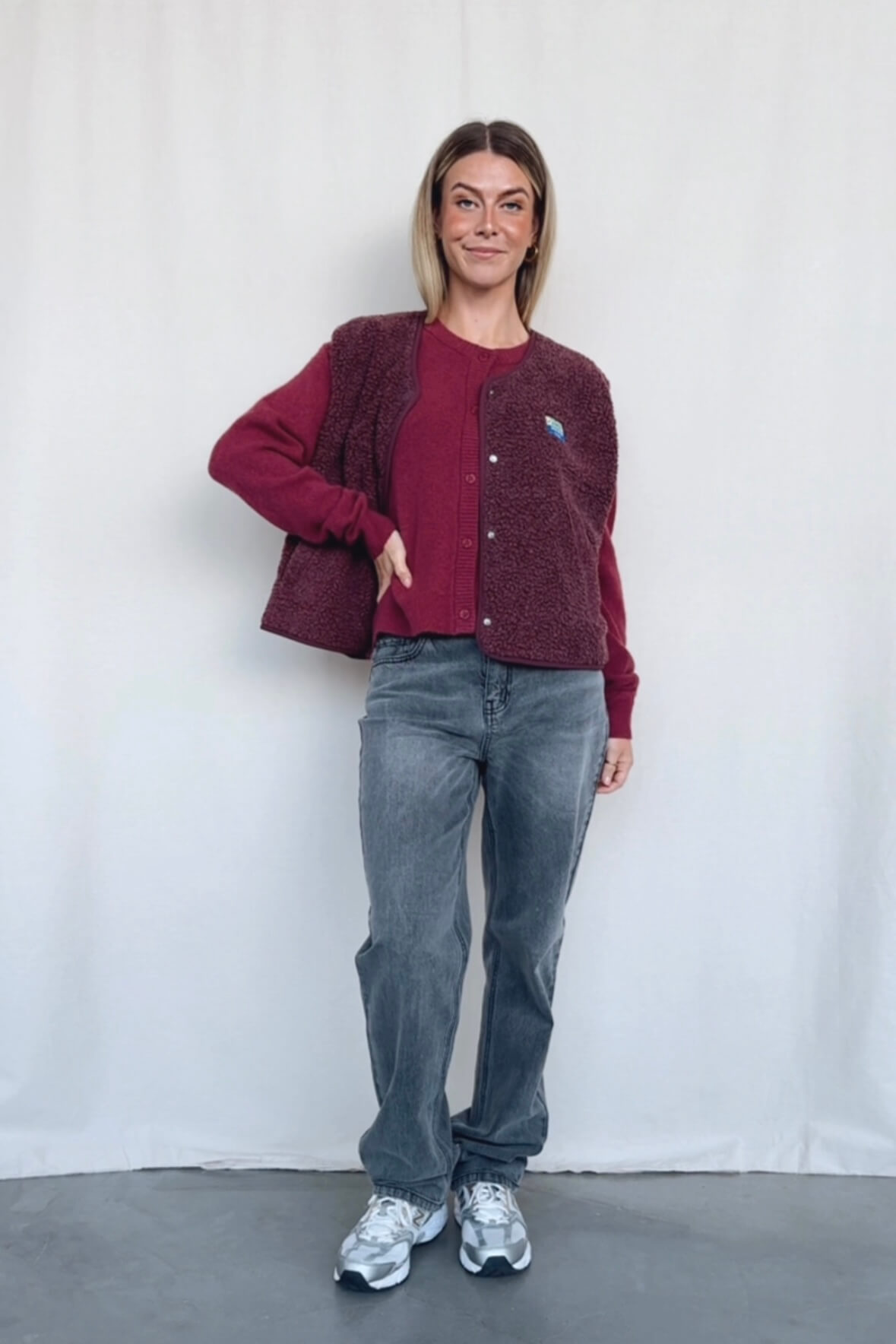 Ärmellose Teddy-Weste