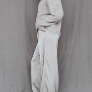 Satinhose mit Strasssteinen Asaka