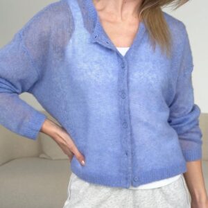 Leichte Strickjacke (versch. Farben)