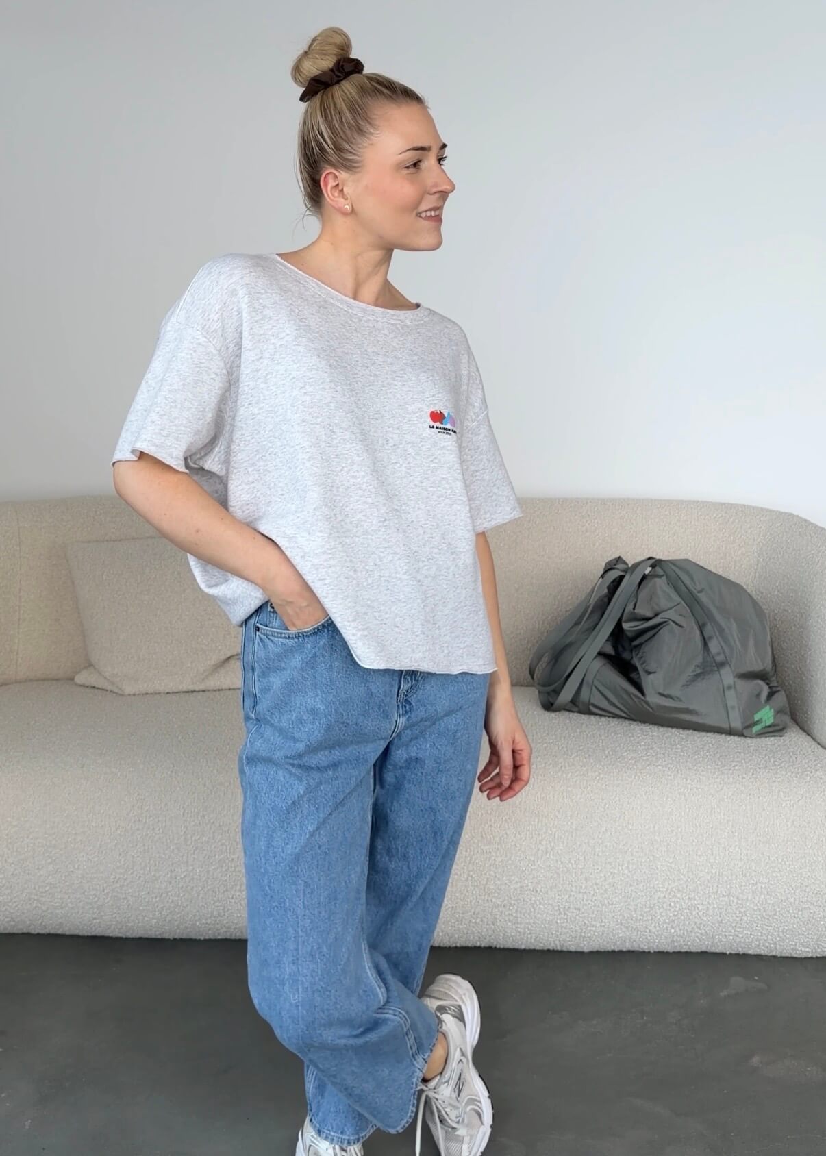 Sweatshirt mit kurzen Armen (versch. Farben)