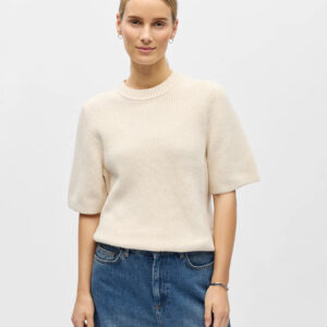 Leichter Kurzarm-Strickpullover Flo (versch. Farben)