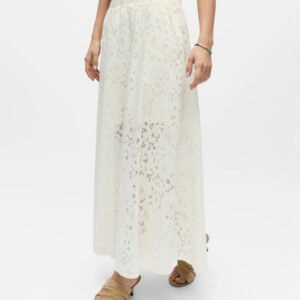 Rock mit Lochstickerei Bianca